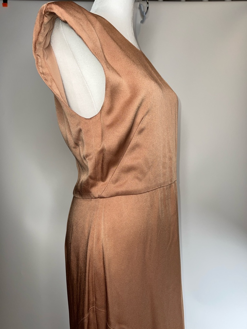 🧡NWT VERONICA BEARD PEONY DRESS IN COLOR CHAI SIZE 8 - Picture 12 of 17